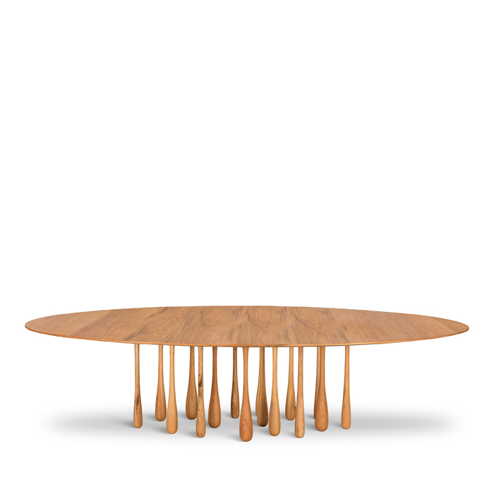 mesa de jantar chuva redonda
