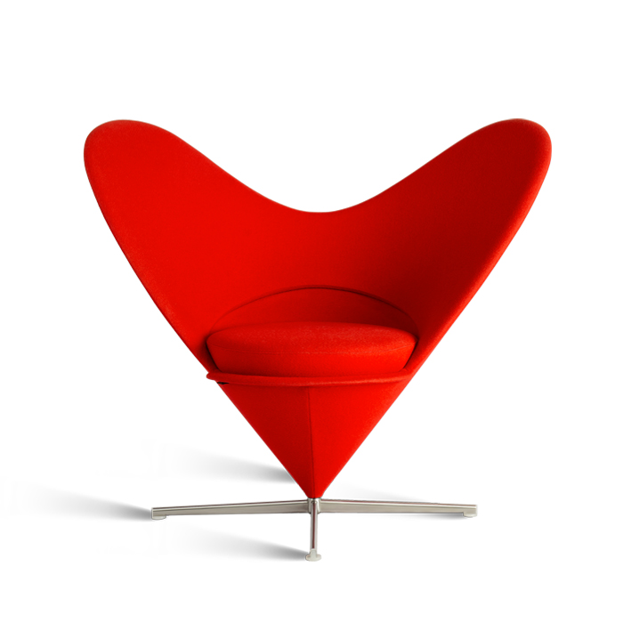 poltrona heart cone chair