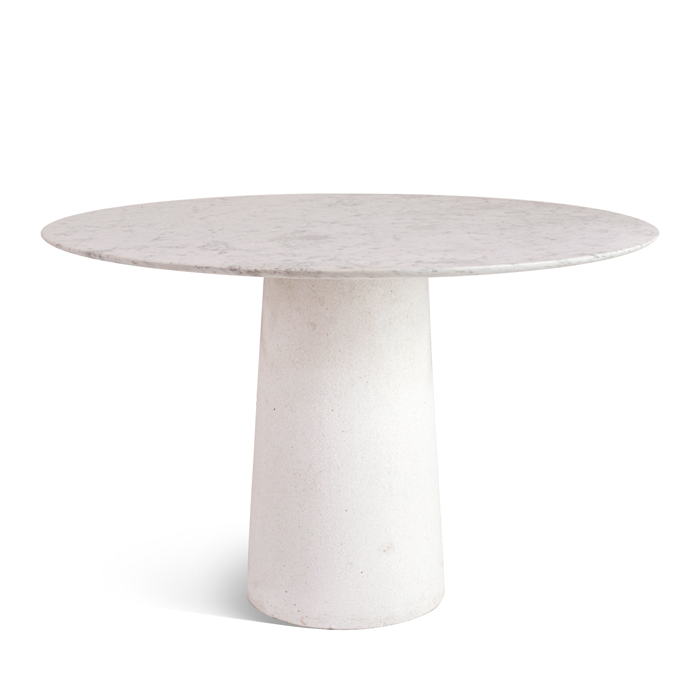 mesa de jantar concreta tampo pedra