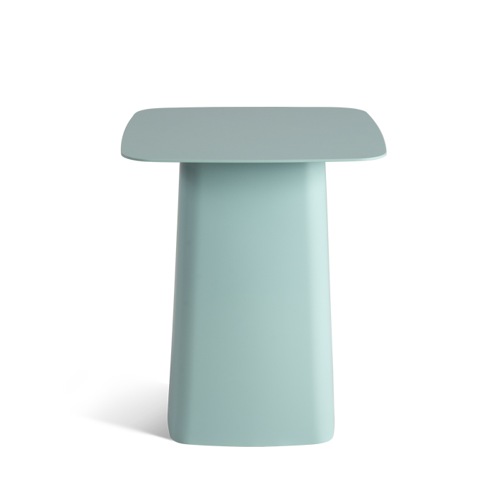 mesa lateral metal side table azul pequena