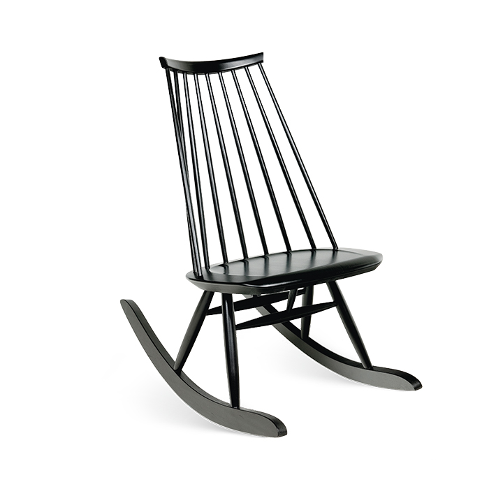 cadeira mademoiselle rocking chair preta