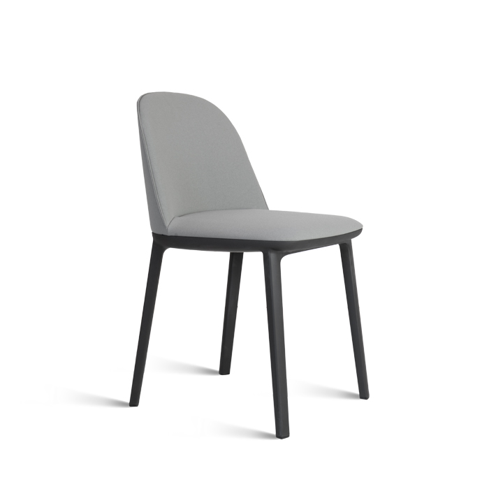 cadeira softshell side chair sierra gray