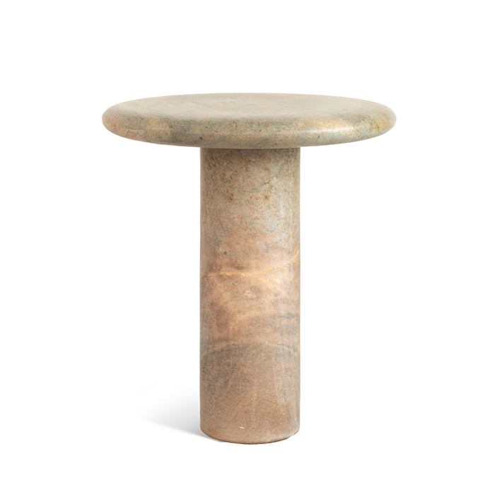 mesa lateral pedra sabão